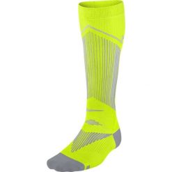 Nike Elite Run Skarpetki Żółty. Żółte skarpetki męskie Nike, bez wzorów, z elastanu. Za 171,95 zł.