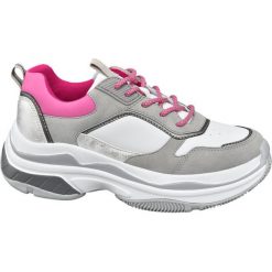 Sneakersy damskie Venice popielate. Szare sneakersy damskie marki Venice, z materiału. Za 139,90 zł.