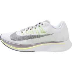 Nike Performance ZOOM FLY Obuwie do biegania treningowe white/black/volt/bright citron. Białe buty do biegania damskie Nike Performance, z materiału. Za 629,00 zł.