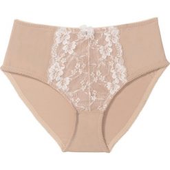 Figi "maxi" bonprix cielisto-ecru. Brązowe figi damskie marki bonprix. Za 16,99 zł.