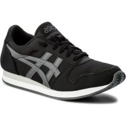 Sneakersy ASICS - TIGER Curreo II HN7A0 Black/Carbon 9097. Czarne półbuty damskie marki Asics, ze skóry ekologicznej. W wyprzedaży za 169,00 zł.