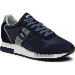 Sneakersy BLAUER - F0QUEENS01/MES Navy. Niebieskie sneakersy męskie Blauer, bez zapięcia. Za 549,00 zł.