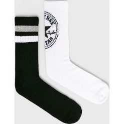 Converse - Skarpety (2-pack). Białe skarpetki męskie marki Converse, bez wzorów, z elastanu. Za 49,90 zł.