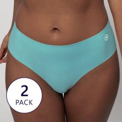 Dwupak fig sportowych Air Lite. Majtki damskie Dorina, s, bez wzorów, z bawełny. Za 45,99 zł.