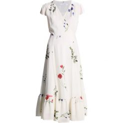 Długie sukienki: IVY & OAK WRAP DRESS CAP SLEEVE VOLANT Długa sukienka snow white