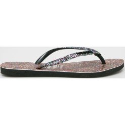Havaianas - Japonki. Szare klapki damskie Havaianas, bez wzorów, z gumy, bez obcasa. W wyprzedaży za 99,90 zł.