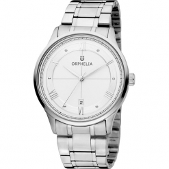 Zegarek kwarcowy w kolorze srebrno-białym. Szare, analogowe zegarki męskie Esprit Watches, ze stali. W wyprzedaży za 204,95 zł.