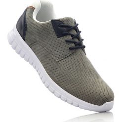 Sneakersy bonprix szary. Szare buty sportowe męskie bonprix, bez zapięcia. Za 89,99 zł.
