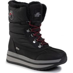 Śniegowce S.OLIVER - 5-26243-33 Black Uni 007. Czarne kozaki damskie S.Oliver, ze skóry ekologicznej, na niskim obcasie, bez zapięcia. Za 299,00 zł.