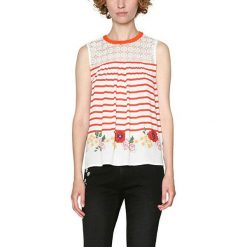 Desigual Damskie Bluzki Bluse Rabat Maroko 18swbwbo 3000 (Rozmiar M). Szare bluzki damskie marki Desigual, na lato, m, bez wzorów, bez kołnierzyka, bez rękawów. W wyprzedaży za 134,00 zł.