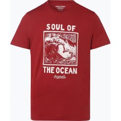 Jack & Jones - T-shirt męski – Jorexoticfelt, czerwony. Czerwone t-shirty męskie Jack & Jones, s, z nadrukiem, bez kołnierzyka. Za 39,95 zł.