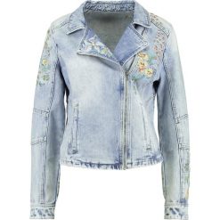 Bomberki damskie: Cream SIV FLOVER Kurtka jeansowa light blue denim