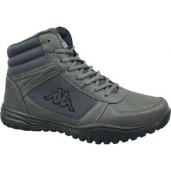 Szare Buty Kappa Brasker Mid M 242373-1611. Szare buty zimowe sportowe męskie Kappa, przed kolano, bez zapięcia. W wyprzedaży za 179,00 zł.