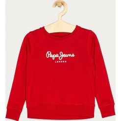 Pepe Jeans - Bluza dziecięca Winter Roint 104-180 cm. Czerwone bluzy chłopięce Pepe Jeans, z nadrukiem, z bawełny, bez rękawów, bez kaptura. Za 179,90 zł.