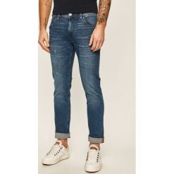 Tom Tailor Denim - Jeansy Josh. Niebieskie jeansy męskie TOM TAILOR DENIM, bez wzorów. W wyprzedaży za 179,90 zł.