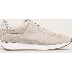 Dkny - Buty. Pomarańczowe buty sportowe damskie DKNY, z gumy. W wyprzedaży za 479,90 zł.