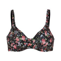 Cellbes Biustonosz Julia w kwiaty czarny female ze wzorem/czarny 90B. Czarne biustonosze sportowe damskie Cellbes, s, z haftami, z materiału. Za 89,00 zł.