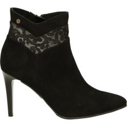 Botki - ZS5036221 NER. Czarne botki damskie zamszowe marki Venezia. Za 299,00 zł.