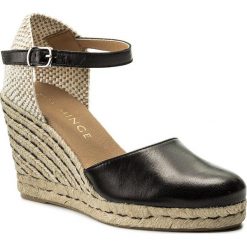 Espadryle EVA MINGE - Cerceda 3C 18MJ1372396ES 601. Brązowe espadryle damskie marki Eva Minge, ze skóry ekologicznej, na obcasie. W wyprzedaży za 199,00 zł.