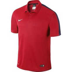 Koszulki polo: Nike Koszulka męska Squad15 SS Sideline Polo czerwona r. S (645538-657)