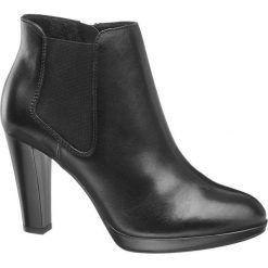 Botki damskie 5th Avenue czarne. Czarne botki damskie lity 5th Avenue, z gumy, na zamek. Za 239,90 zł.