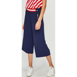 U.S. Polo - Spodnie. Niebieskie spodnie damskie marki U.S. Polo, s, z elastanu, z podwyższonym stanem. W wyprzedaży za 299,90 zł.