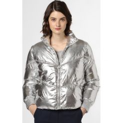 Guess Jeans - Damska kurtka pikowana, szary. Szare kurtki damskie Guess Jeans, s, z aplikacjami, z jeansu, bez kaptura. Za 659,95 zł.