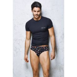 Męski komplet świąteczny Enrico Coveri: slipy i T-shirt. Szare t-shirty męskie marki Enrico Coveri, m, z dzianiny. Za 44,96 zł.