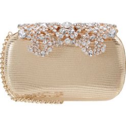 Dune London ESTELLA WITH TONAL Kopertówka gold. Żółte kopertówki damskie marki Dune London, bez wzorów, bez dodatków. Za 399,00 zł.