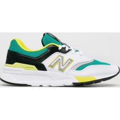 New Balance - Buty CM997HZL. Zielone sneakersy męskie New Balance, ze skóry, na sznurówki. W wyprzedaży za 329,90 zł.