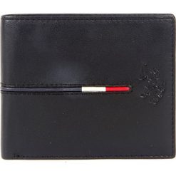 U.S. POLO ASSN. portfel męski Little Elm Horizontal Wallet, czarny. Czarne portfele męskie U.S. Polo Assn., bez wzorów. Za 209,00 zł.