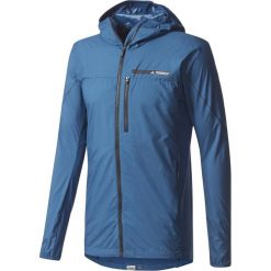 Adidas Ho Softsh Jkt Blue Night 48. Niebieskie kurtki sportowe męskie Adidas, m, bez wzorów, z tkaniny, bez kaptura. Za 465,00 zł.