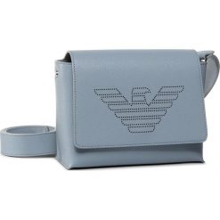 Torebka EMPORIO ARMANI - Y3B127 YSL8E 87026 Azzurro/Cuoio. Niebieskie listonoszki damskie Emporio Armani, na imprezę, bez wzorów, ze skóry ekologicznej, bez dodatków. W wyprzedaży za 549,00 zł.