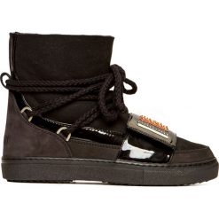 Buty INUIKII SNEAKER INUIKII. Czarne śniegowce damskie Inuikii, ze skóry, na klamry. Za 1230,00 zł.