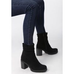 Czarne Botki Stepleton. Czarne botki damskie Born2be, na zimę, na zamek. Za 199,99 zł.