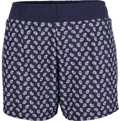 Szorty kąpielowe z figami wewnętrznymi bonprix niebieski wzorzysty. Fioletowe stroje kąpielowe damskie bonprix, w paski. Za 74,99 zł.