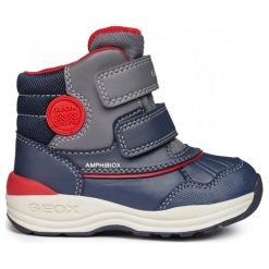 Geox Chłopięce Buty Zimowe Za Kostkę New Gulp, 20, Niebieskie. Niebieskie buty chłopięce zimowe Geox, za kostkę, bez zapięcia. Za 329,00 zł.