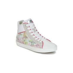 Buty Dziecko Geox J KILWI G. H. Białe trampki dziewczęce Geox, bez wzorów, bez zapięcia. Za 230,30 zł.