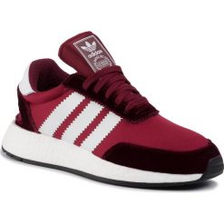 Buty adidas - I-5923 W EE49 CBurgu/Ftwwht/Cblack. Czerwone buty sportowe damskie Adidas, bez wzorów, ze skóry, sportowe. W wyprzedaży za 319,00 zł.