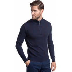 Sweter SILVANO SWGR000285. Pomarańczowe swetry męskie Giacomo Conti, m, bez wzorów, z bawełny, klasyczne, z golfem, bez kaptura. Za 399,00 zł.