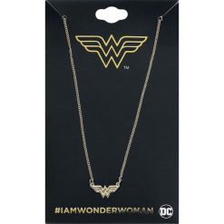 Wonder Woman I Am Wonder Woman Naszyjnik złoty. Żółte naszyjniki damskie marki Wonder Woman, złote. Za 32,90 zł.