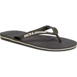 Japonki JACK&JONES - Jfwbasic 12169362 Olive Night. Zielone klapki męskie Jack&Jones, z tworzywa sztucznego, bez zapięcia. Za 49,00 zł.