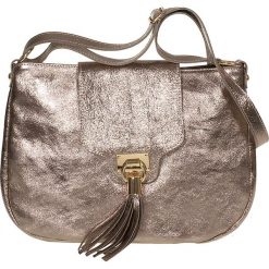 Torebki klasyczne damskie: Skórzana torebka „Sheryl” w kolorze miedzianym – 35 x 29 x 5 cm