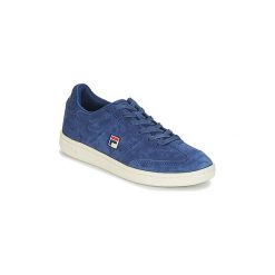 Buty Fila PORTLAND S LOW. Niebieskie trampki męskie Fila, bez wzorów, bez zapięcia. Za 279,20 zł.