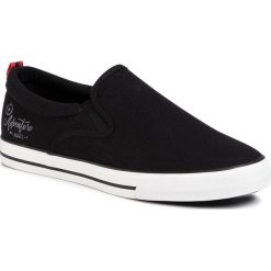 Tenisówki LANETTI - MSS20291-02 Black. Czarne półbuty męskie Lanetti, na co dzień, bez wzorów, z gumy, eleganckie, bez zapięcia. Za 79,99 zł.