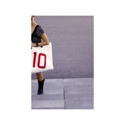 Big bag classic. Białe torebki klasyczne damskie Numaport, bez wzorów, z tkaniny, na ramię, bez dodatków. Za 149,00 zł.
