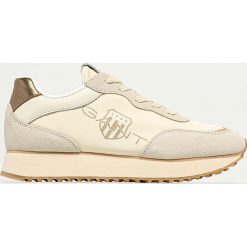 Gant - Buty Bevinda. Brązowe buty sportowe damskie GANT, bez wzorów, ze skóry, sportowe. Za 399,90 zł.
