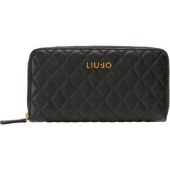 Portfele damskie: LIU JO ZIP AROUND NEW ANNA QUILTED Portfel black