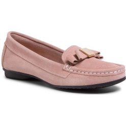 Mokasyny FILIPE - 8869 Rosa. Różowe mokasyny damskie Filipe, bez wzorów, ze skóry, bez obcasa, na płaskiej podeszwie, bez zapięcia. Za 229,00 zł.