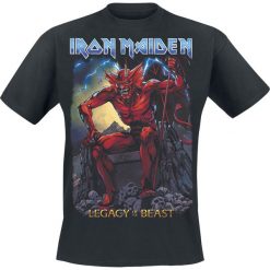 T-shirty męskie: Iron Maiden Legacy of the Beast 2 – Devil T-Shirt czarny